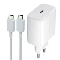 شارژر دیواری فست شارژ Samsung EP-TA845 3A PD 45W Type-C + کابل تبدیل تایپ سی