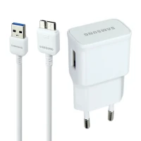 شارژر دیواری فست شارژ Samsung Galaxy USB 3 2A 10.6W + کابل شارژ