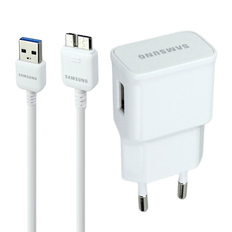 شارژر دیواری فست شارژ Samsung Galaxy USB 3 2A 10.6W + کابل شارژ