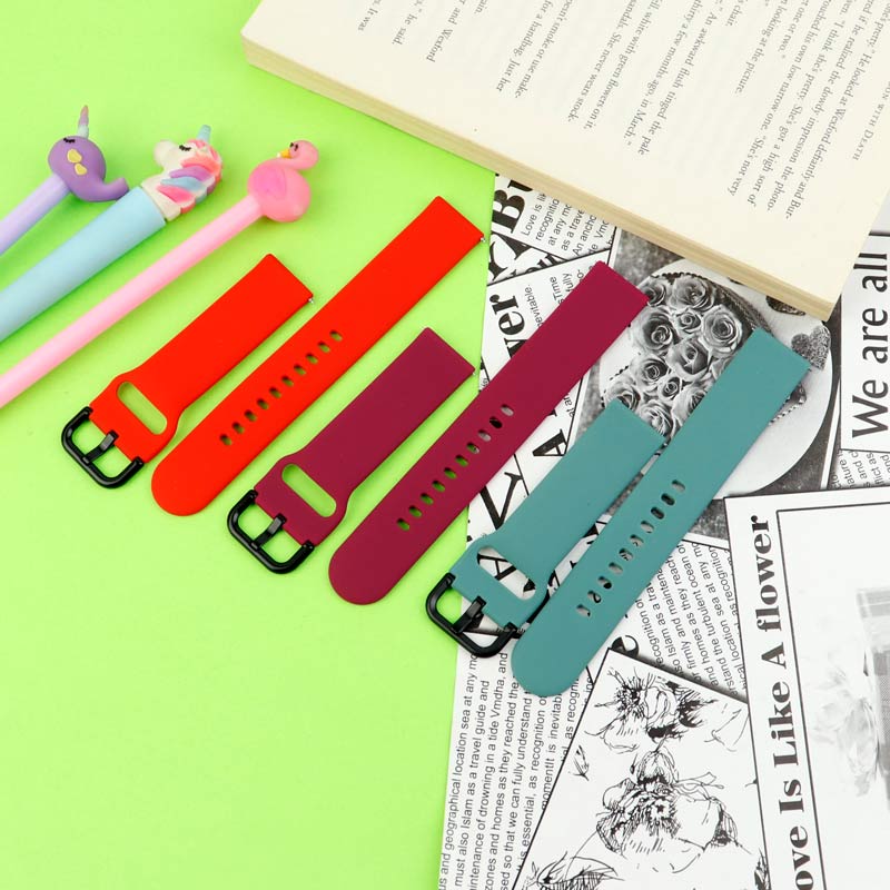 بند ساعت هوشمند سیلیکونی سگکی 20mm
