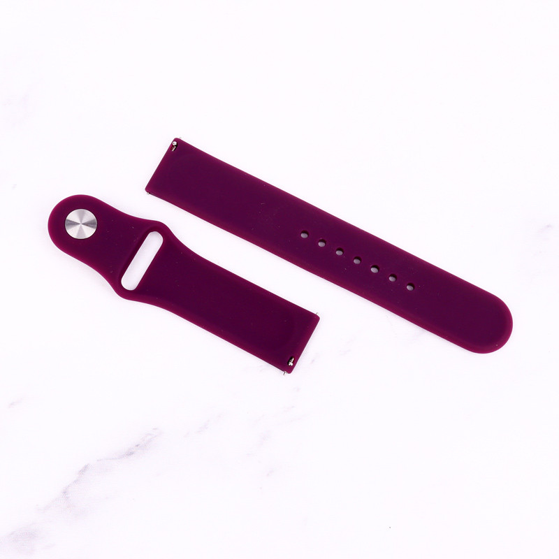 بند ساعت هوشمند سیلیکونی دکمه دار 22mm