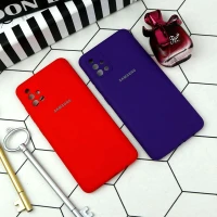 قاب سیلیکونی اصلی زیربسته سامسونگ Galaxy A51 4G محافظ لنزدار