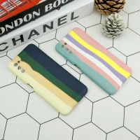 قاب محافظ لنزدار سیلیکونی رنگین کمانی Highcopy سامسونگ A03s