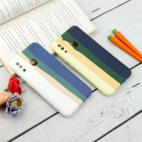 قاب محافظ لنزدار سیلیکونی رنگین کمانی Highcopy سامسونگ A20