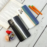 قاب محافظ لنزدار سیلیکونی رنگین کمانی Highcopy سامسونگ Samsung Galaxy A52 / A52s