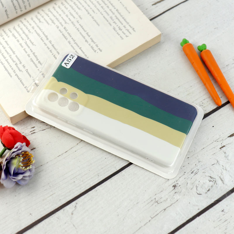 قاب محافظ لنزدار سیلیکونی رنگین کمانی Highcopy سامسونگ Samsung Galaxy A52 / A52s