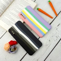 قاب محافظ لنزدار سیلیکونی رنگین کمانی Highcopy سامسونگ A70