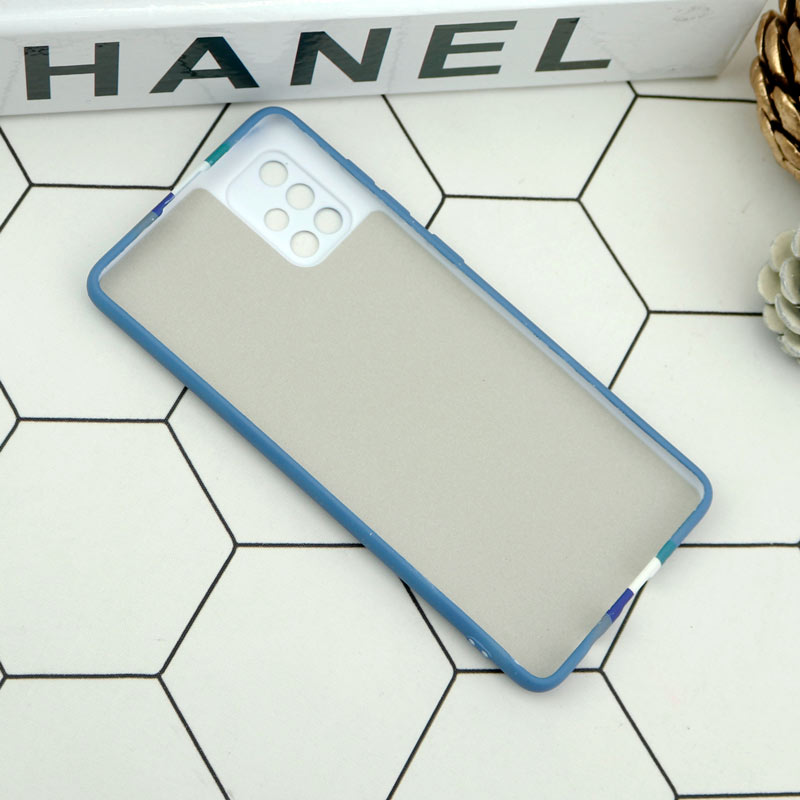 قاب محافظ لنزدار سیلیکونی رنگین کمانی Highcopy سامسونگ A71