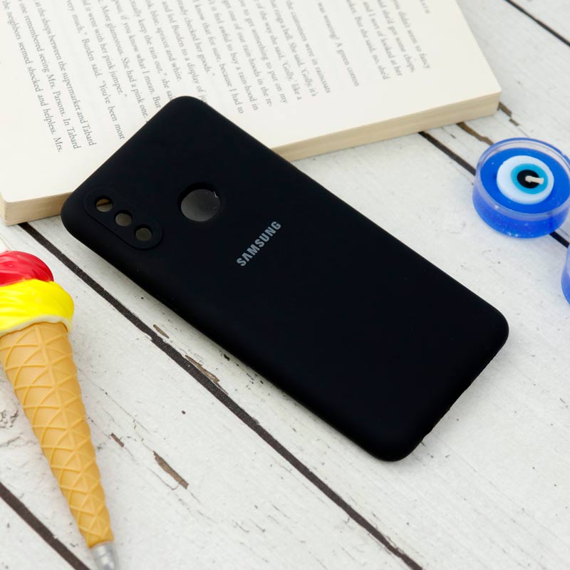 قاب سیلیکونی اصلی زیربسته سامسونگ Galaxy A10s محافظ لنزدار