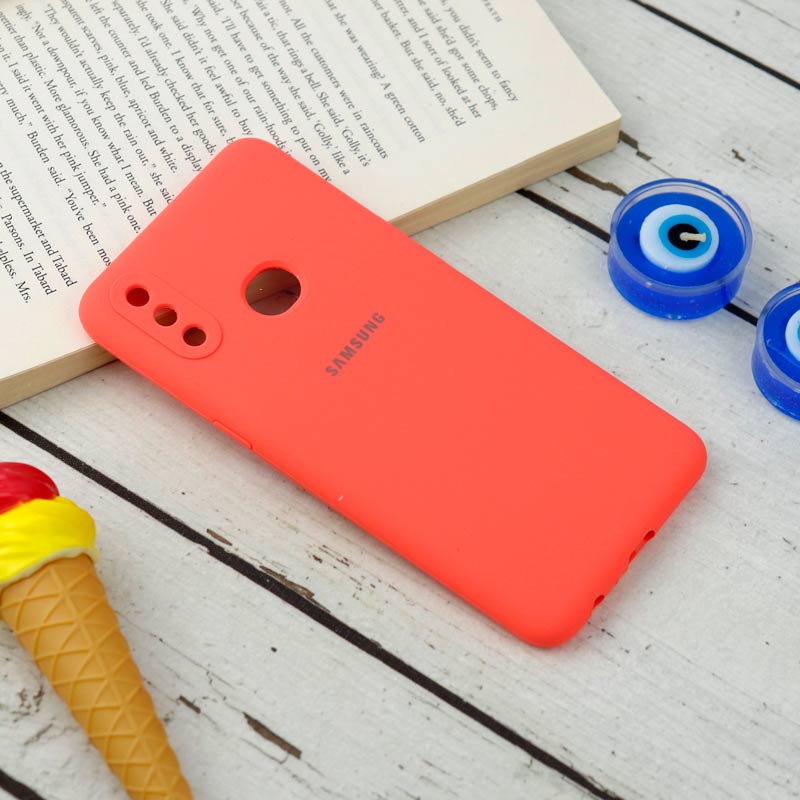 قاب سیلیکونی اصلی زیربسته سامسونگ Galaxy A10s محافظ لنزدار