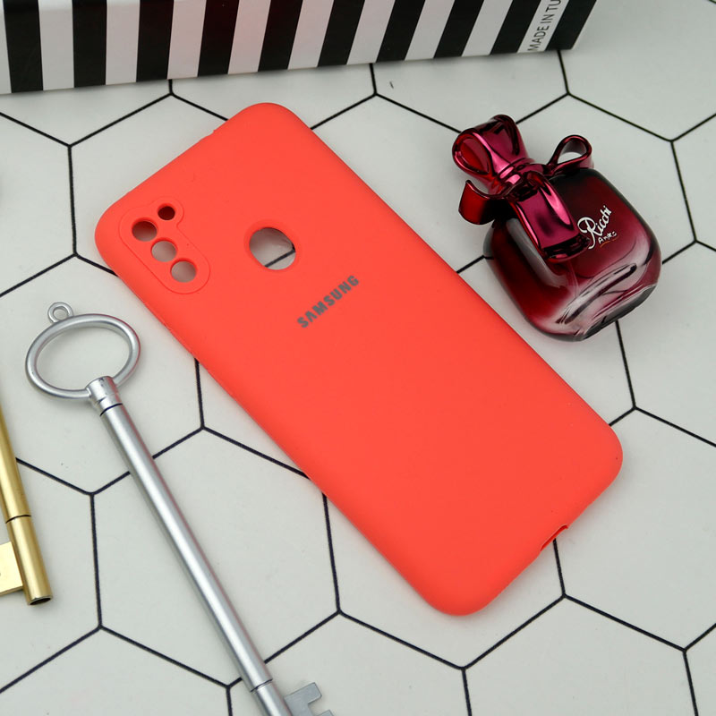 قاب سیلیکونی اصلی زیربسته سامسونگ Galaxy A11 / M11 محافظ لنزدار