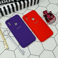 قاب سیلیکونی اصلی زیربسته سامسونگ Galaxy A11 / M11 محافظ لنزدار