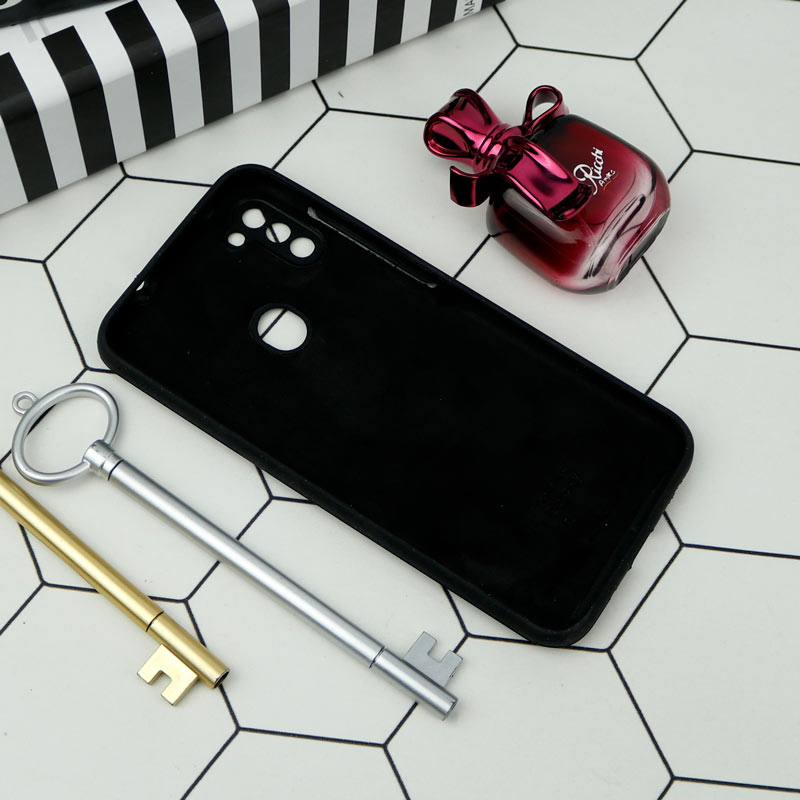 قاب سیلیکونی اصلی زیربسته سامسونگ Galaxy A11 / M11 محافظ لنزدار