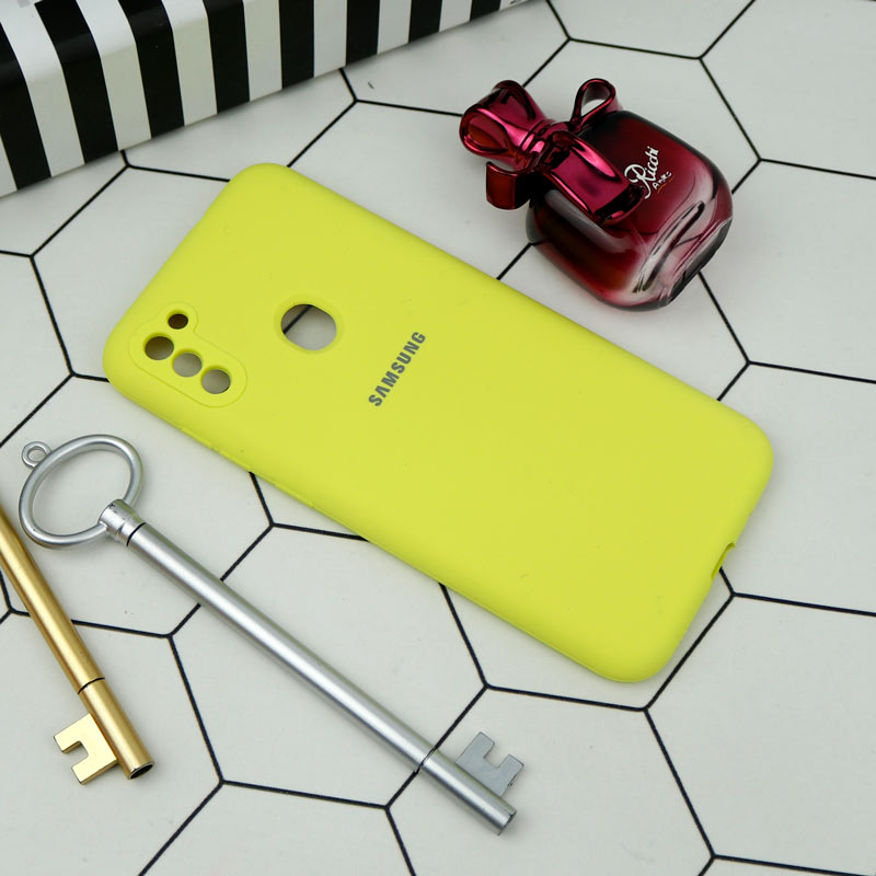 قاب سیلیکونی اصلی زیربسته سامسونگ Galaxy A11 / M11 محافظ لنزدار