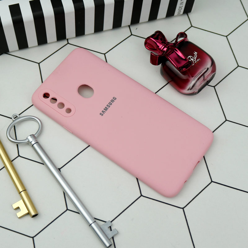 قاب سیلیکونی اصلی زیربسته سامسونگ Galaxy A20s محافظ لنزدار