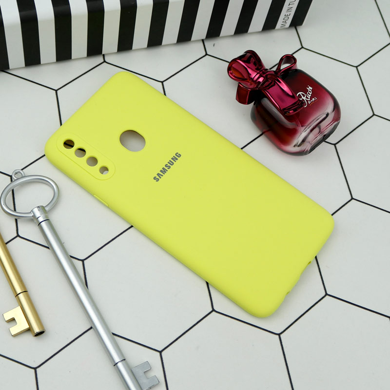 قاب سیلیکونی اصلی زیربسته سامسونگ Galaxy A20s محافظ لنزدار