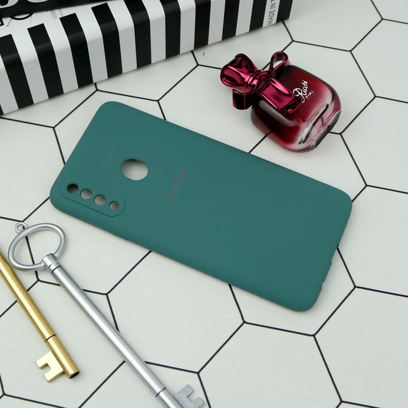 قاب سیلیکونی اصلی زیربسته سامسونگ Galaxy A20s محافظ لنزدار