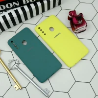 قاب سیلیکونی اصلی زیربسته سامسونگ Galaxy A20s محافظ لنزدار