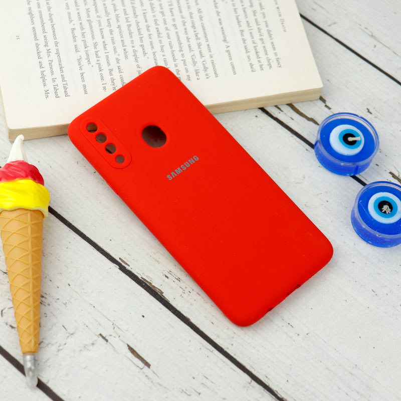 قاب سیلیکونی اصلی زیربسته سامسونگ Galaxy A20s محافظ لنزدار