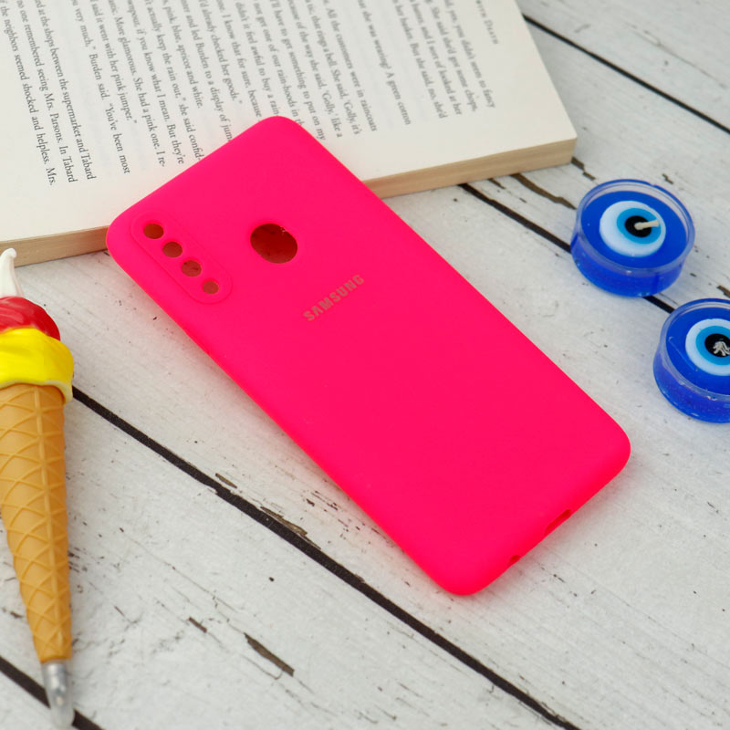 قاب سیلیکونی اصلی زیربسته سامسونگ Galaxy A20s محافظ لنزدار
