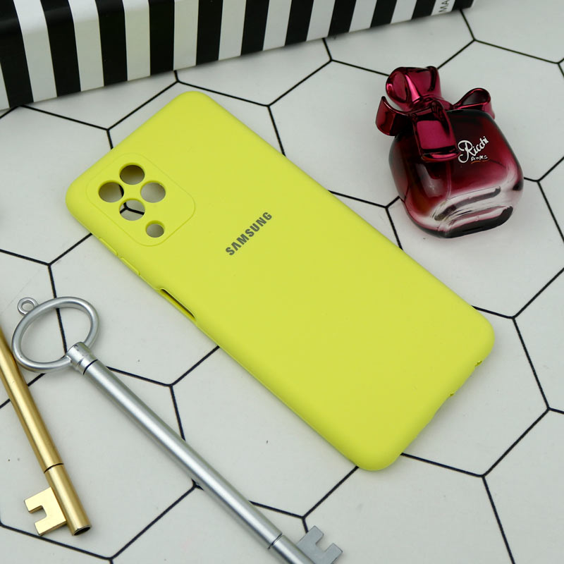 قاب سیلیکونی اصلی زیربسته سامسونگ Galaxy A22 4G محافظ لنزدار