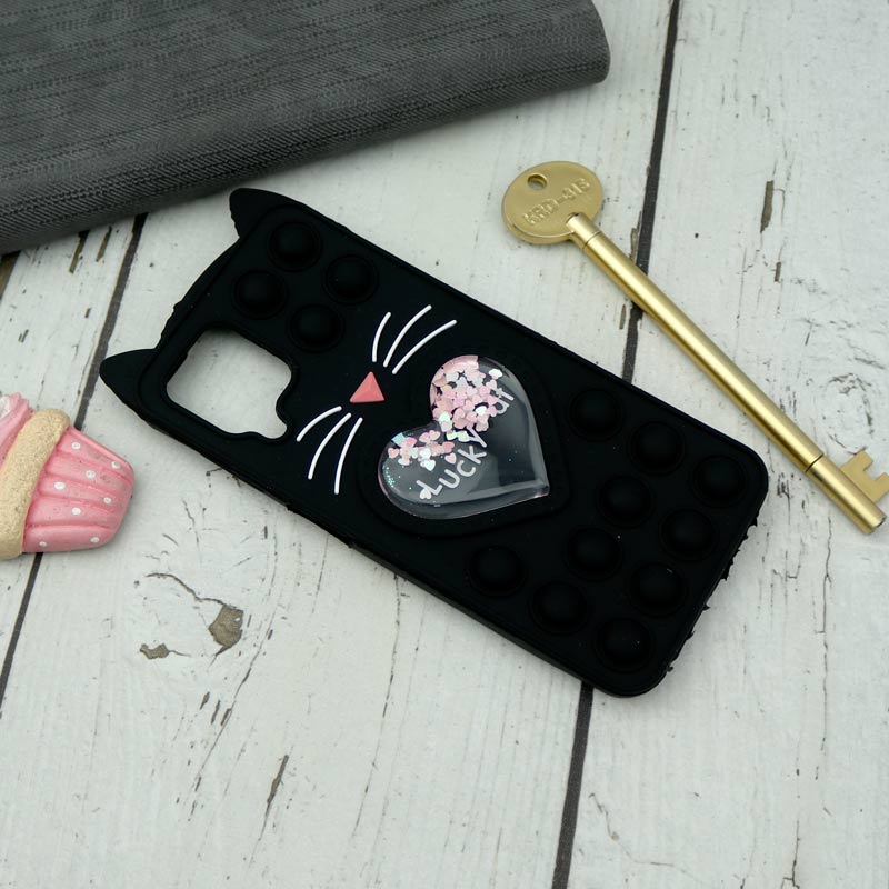 قاب اورجینال سیلیکونی آکواریومی Lucky Cat پاپیتی Samsung Galaxy A22 4G