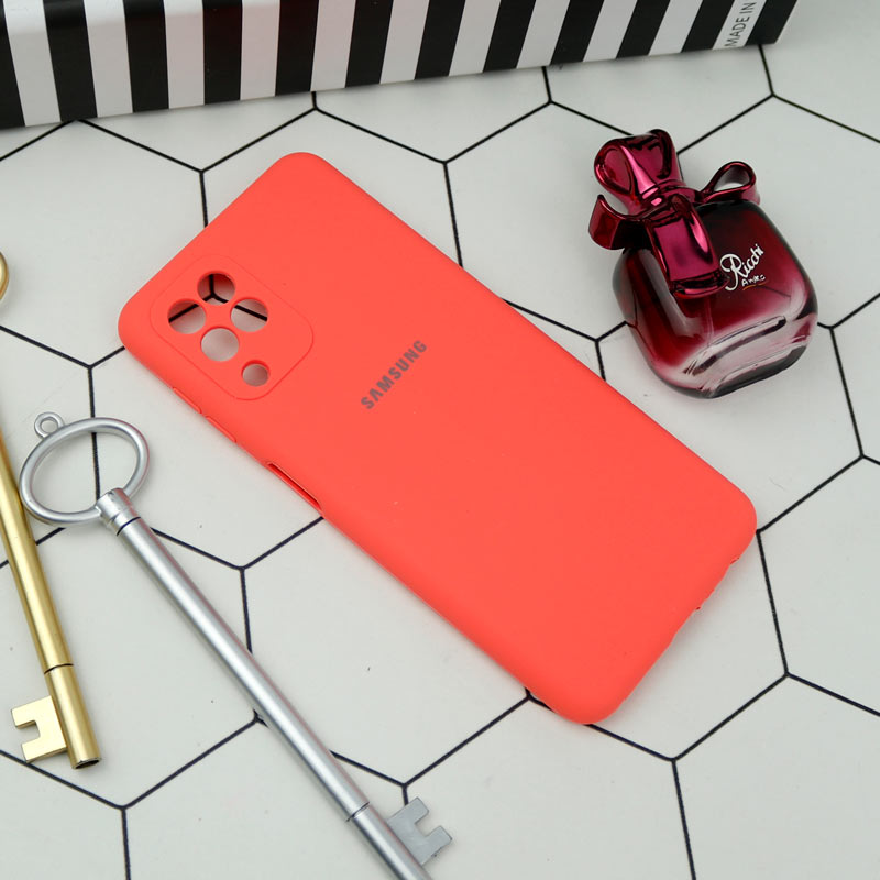 قاب سیلیکونی اصلی زیربسته سامسونگ Galaxy A22 4G محافظ لنزدار