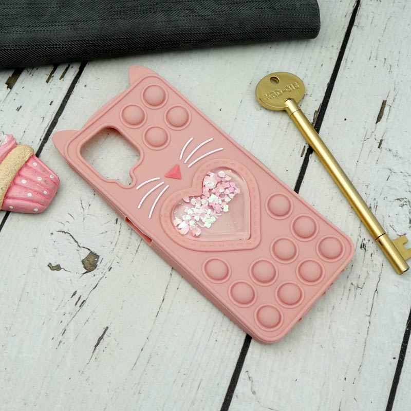 قاب اورجینال سیلیکونی آکواریومی Lucky Cat پاپیتی Samsung Galaxy A22 4G