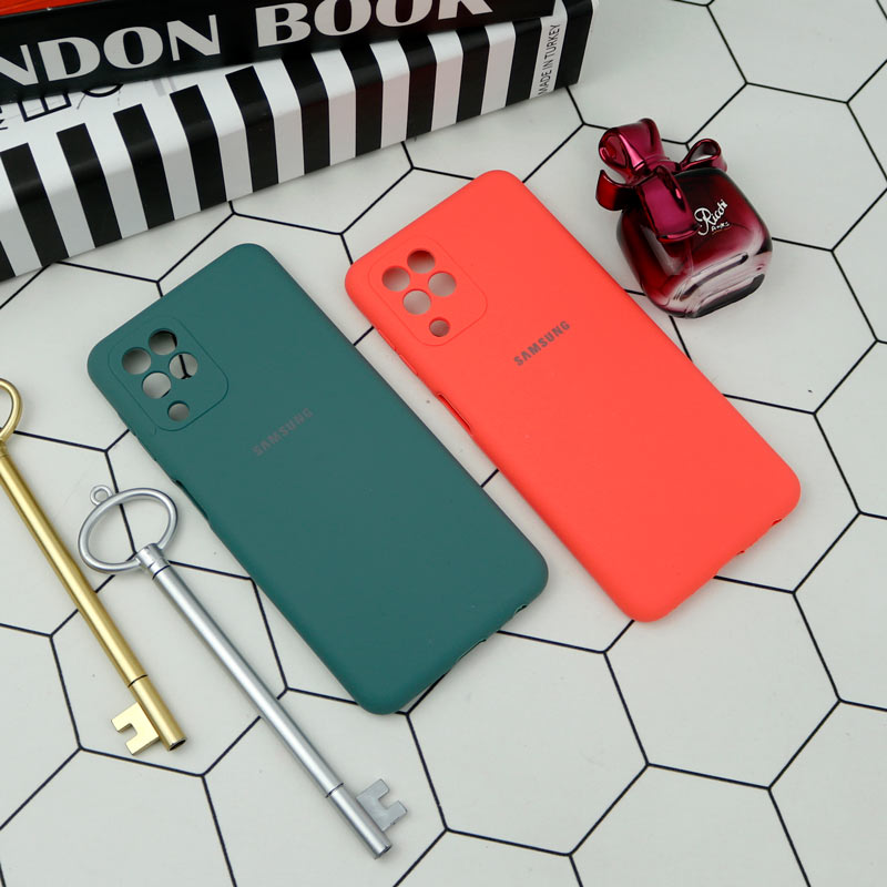 قاب سیلیکونی اصلی زیربسته سامسونگ Galaxy A22 4G محافظ لنزدار