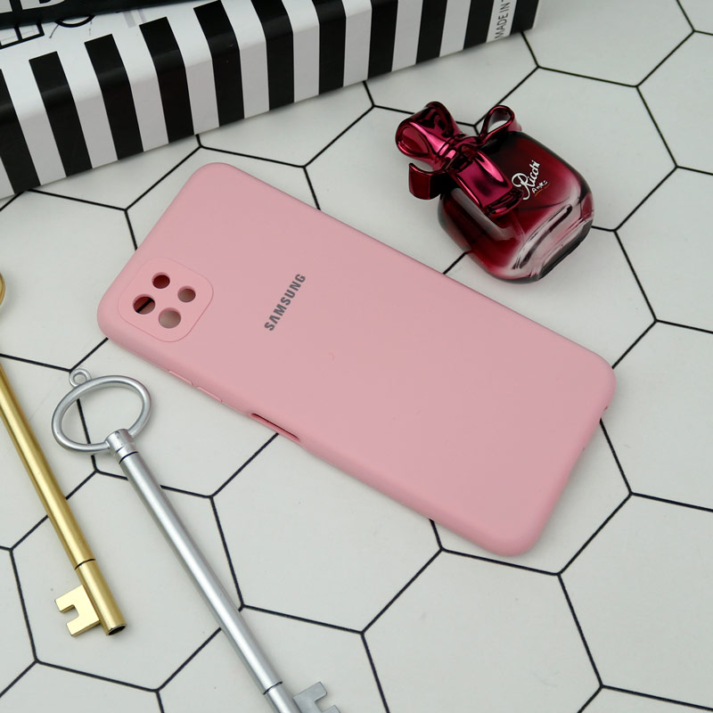 قاب سیلیکونی اصلی زیربسته سامسونگ Galaxy A22 5G محافظ لنزدار