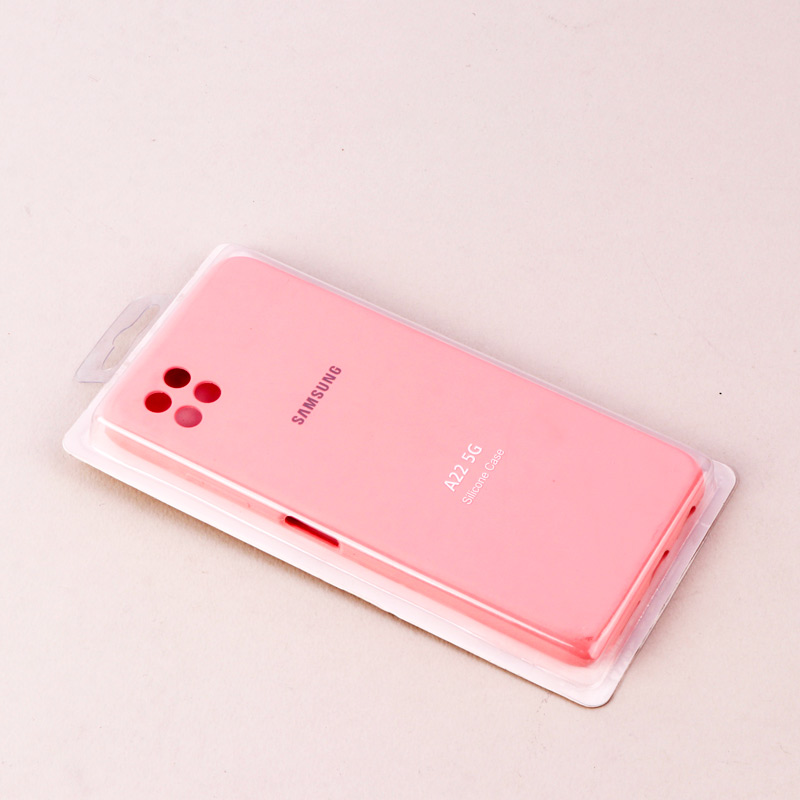 قاب سیلیکونی اصلی زیربسته سامسونگ Galaxy A22 5G محافظ لنزدار