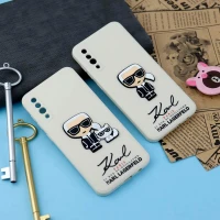 قاب سیلیکونی عروسکی کارل محافظ لنزدار Samsung Galaxy A30s / A50s