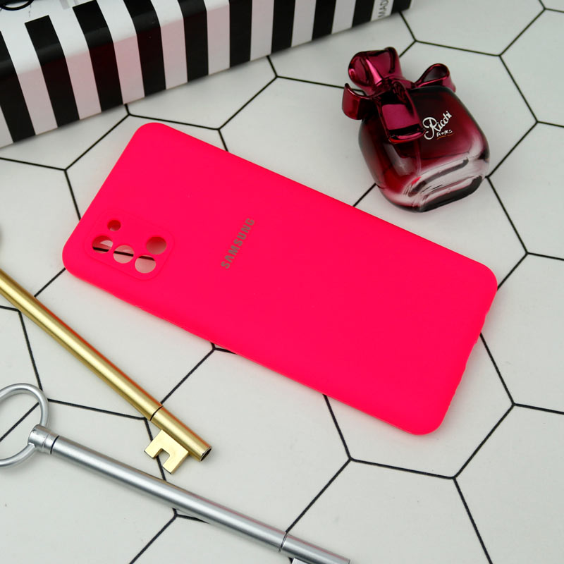 قاب سیلیکونی اصلی زیربسته سامسونگ Galaxy A31 محافظ لنزدار