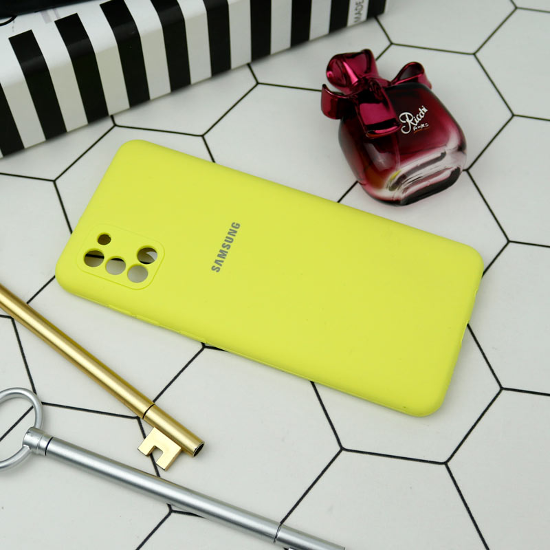 قاب سیلیکونی اصلی زیربسته سامسونگ Galaxy A31 محافظ لنزدار