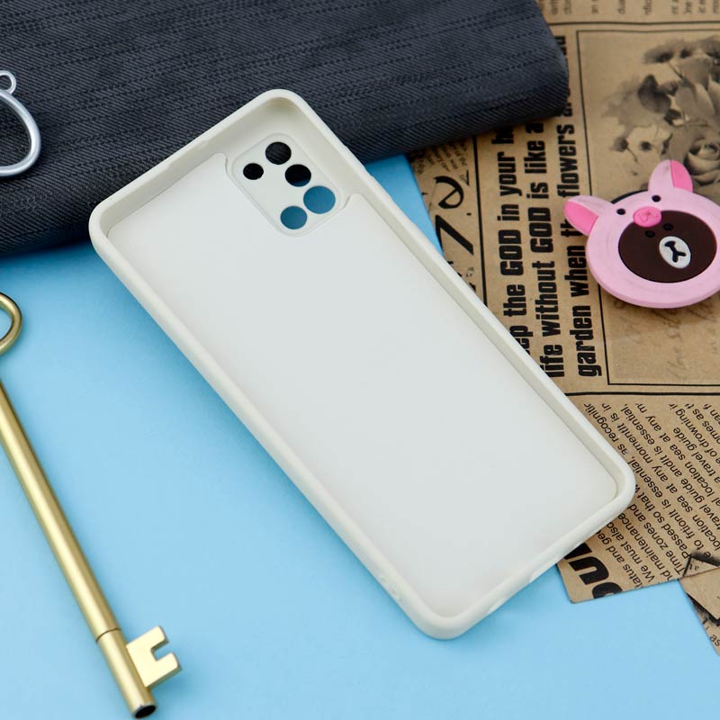 قاب سیلیکونی عروسکی کارل محافظ لنزدار Samsung Galaxy A31