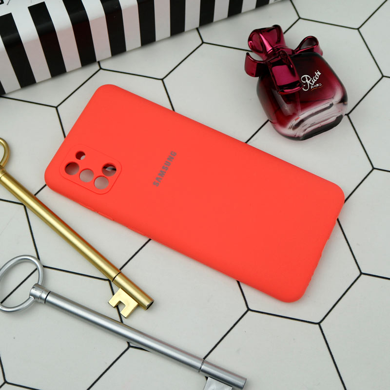 قاب سیلیکونی اصلی زیربسته سامسونگ Galaxy A31 محافظ لنزدار