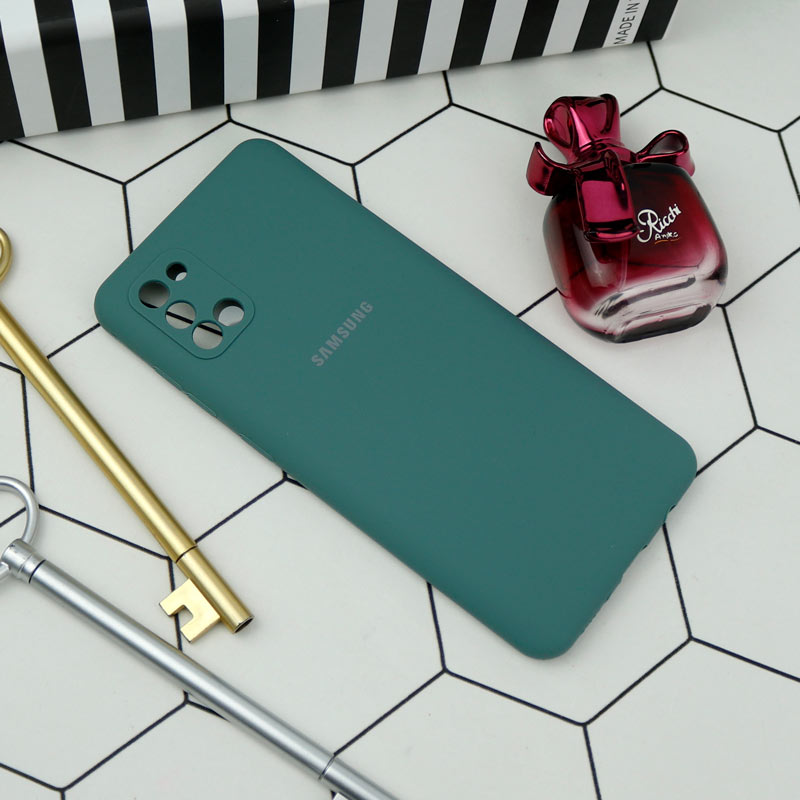 قاب سیلیکونی اصلی زیربسته سامسونگ Galaxy A31 محافظ لنزدار