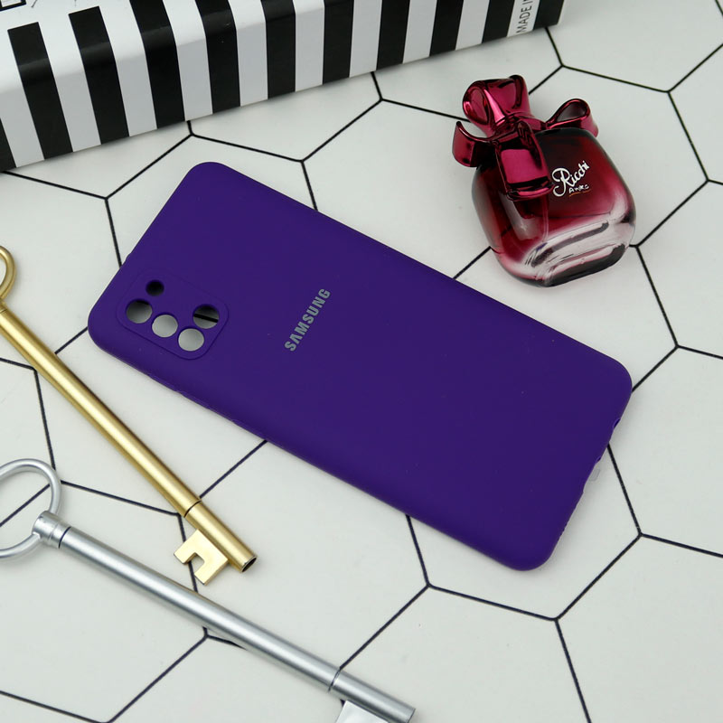 قاب سیلیکونی اصلی زیربسته سامسونگ Galaxy A31 محافظ لنزدار