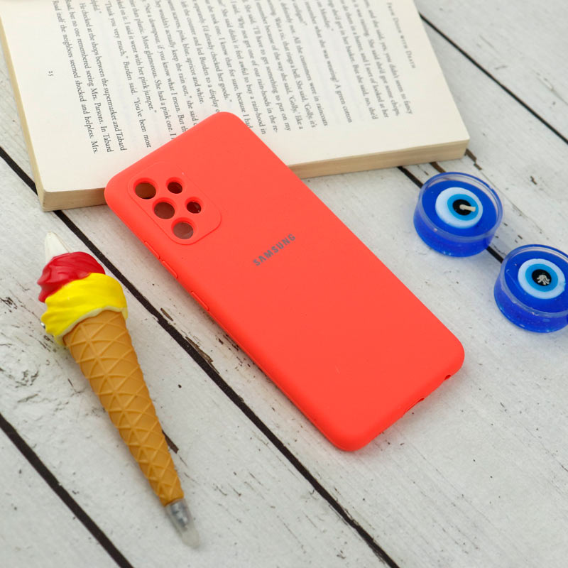 قاب سیلیکونی اصلی زیربسته سامسونگ Galaxy A32 4G محافظ لنزدار