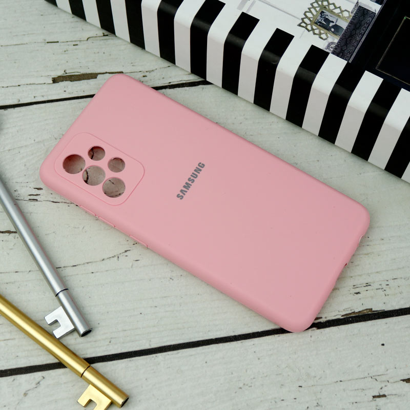 قاب سیلیکونی اصلی زیربسته سامسونگ Galaxy A52 / A52s محافظ لنزدار