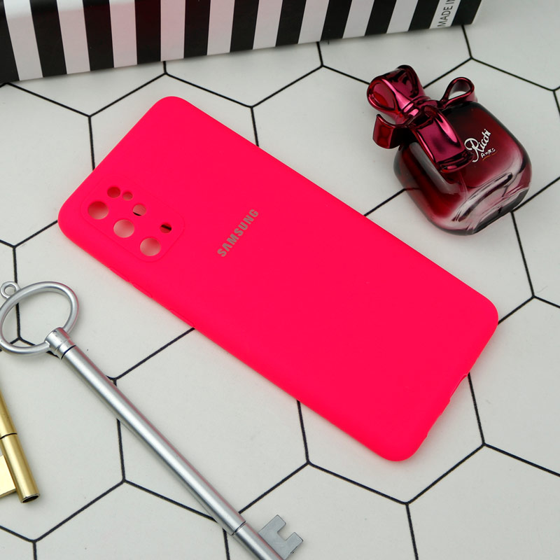 قاب سیلیکونی اصلی زیربسته سامسونگ Galaxy S20 Plus محافظ لنزدار
