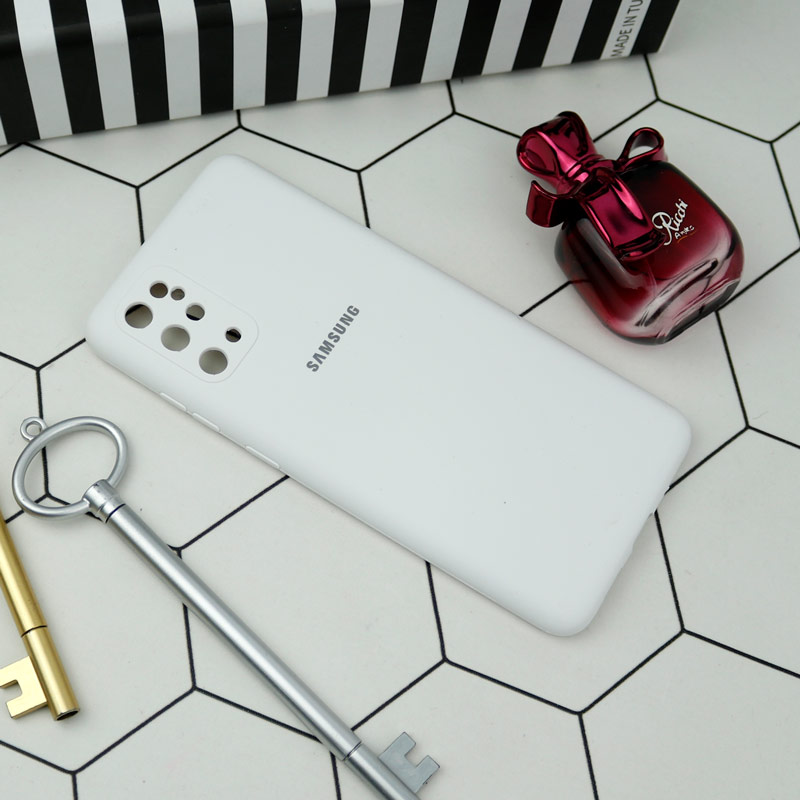 قاب سیلیکونی اصلی زیربسته سامسونگ Galaxy S20 Plus محافظ لنزدار