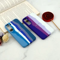 قاب سیلیکونی اورجینال رنگین کمانی Samsung Galaxy S22