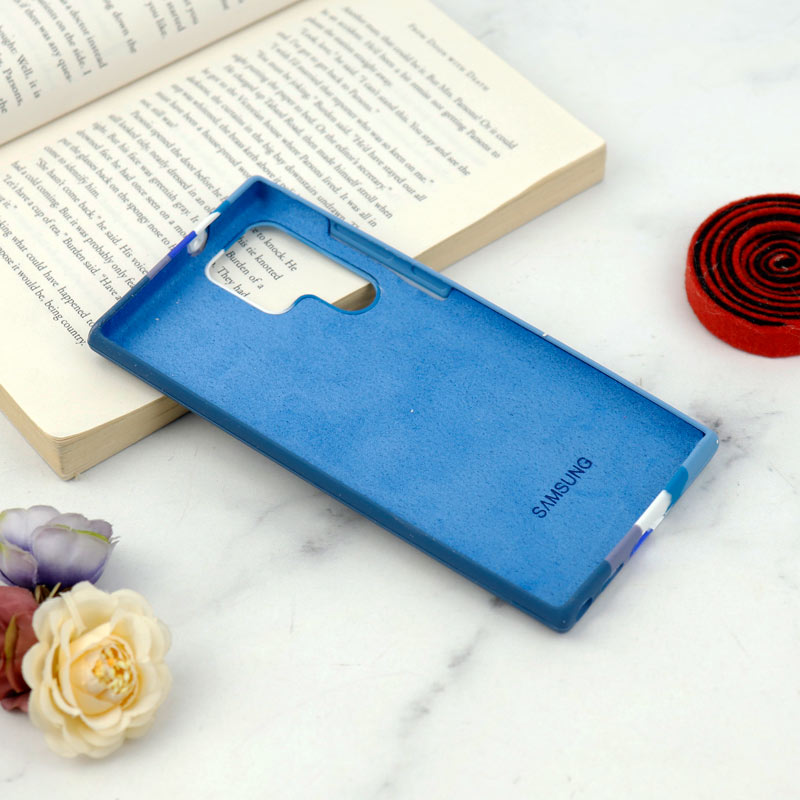 قاب سیلیکونی اورجینال رنگین کمانی Samsung Galaxy S22 Ultra