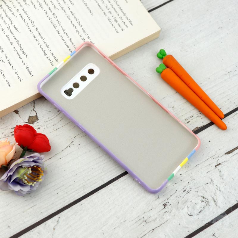 قاب محافظ لنزدار سیلیکونی رنگین کمانی Highcopy سامسونگ S10 Plus