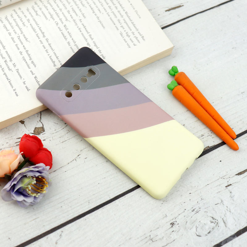 قاب محافظ لنزدار سیلیکونی رنگین کمانی Highcopy سامسونگ S10 Plus