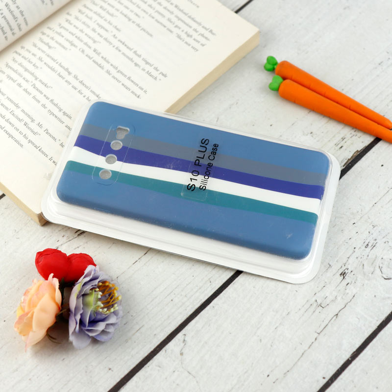 قاب محافظ لنزدار سیلیکونی رنگین کمانی Highcopy سامسونگ S10 Plus