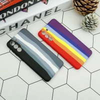 قاب محافظ لنزدار سیلیکونی رنگین کمانی Highcopy سامسونگ S21