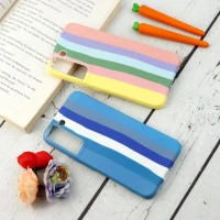 قاب سیلیکونی رنگین کمانی Highcopy سامسونگ S22