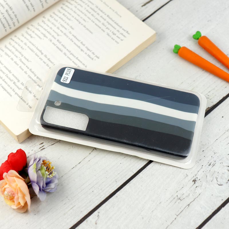 قاب سیلیکونی رنگین کمانی Highcopy سامسونگ S22 Plus
